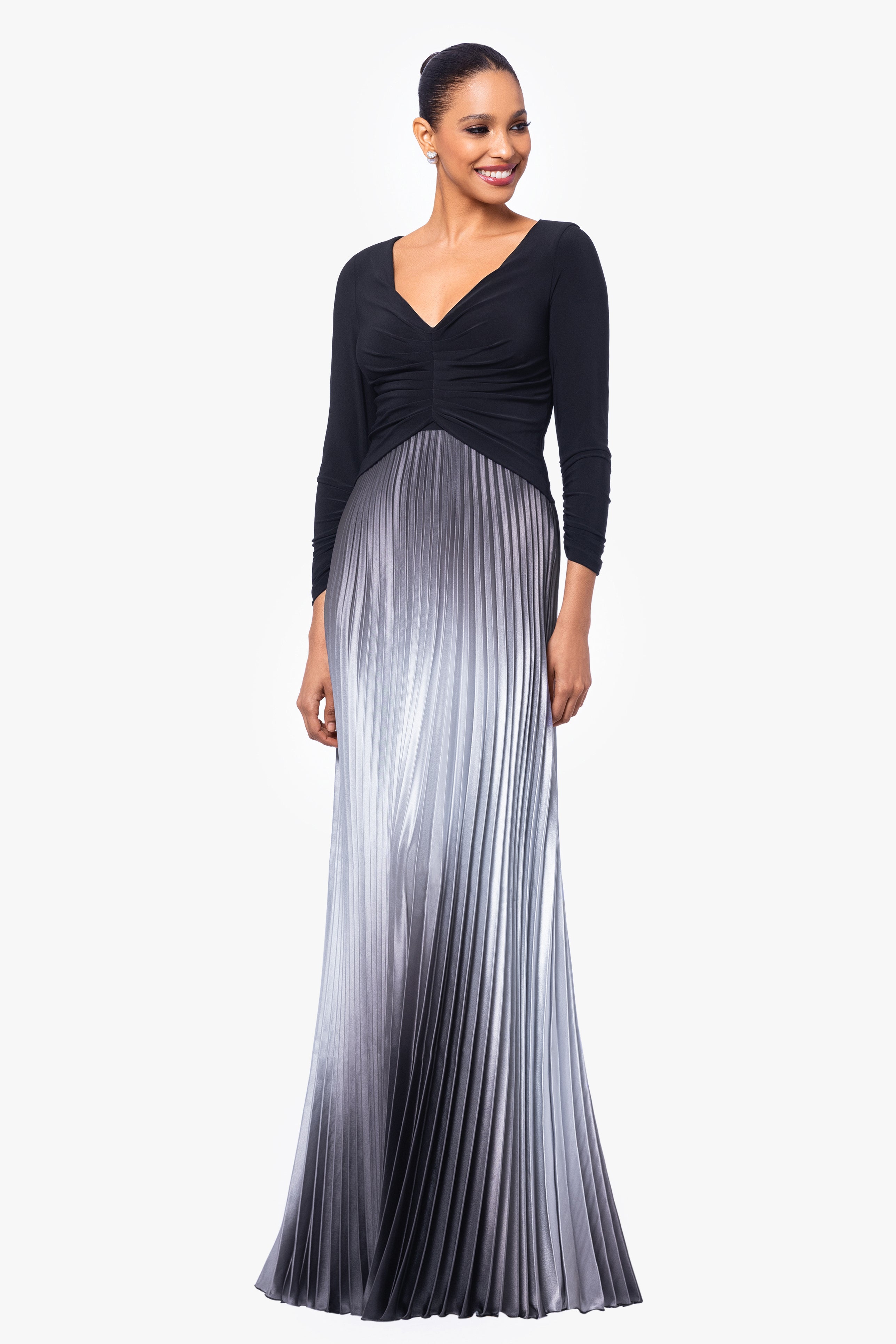Ombre grey dress deals