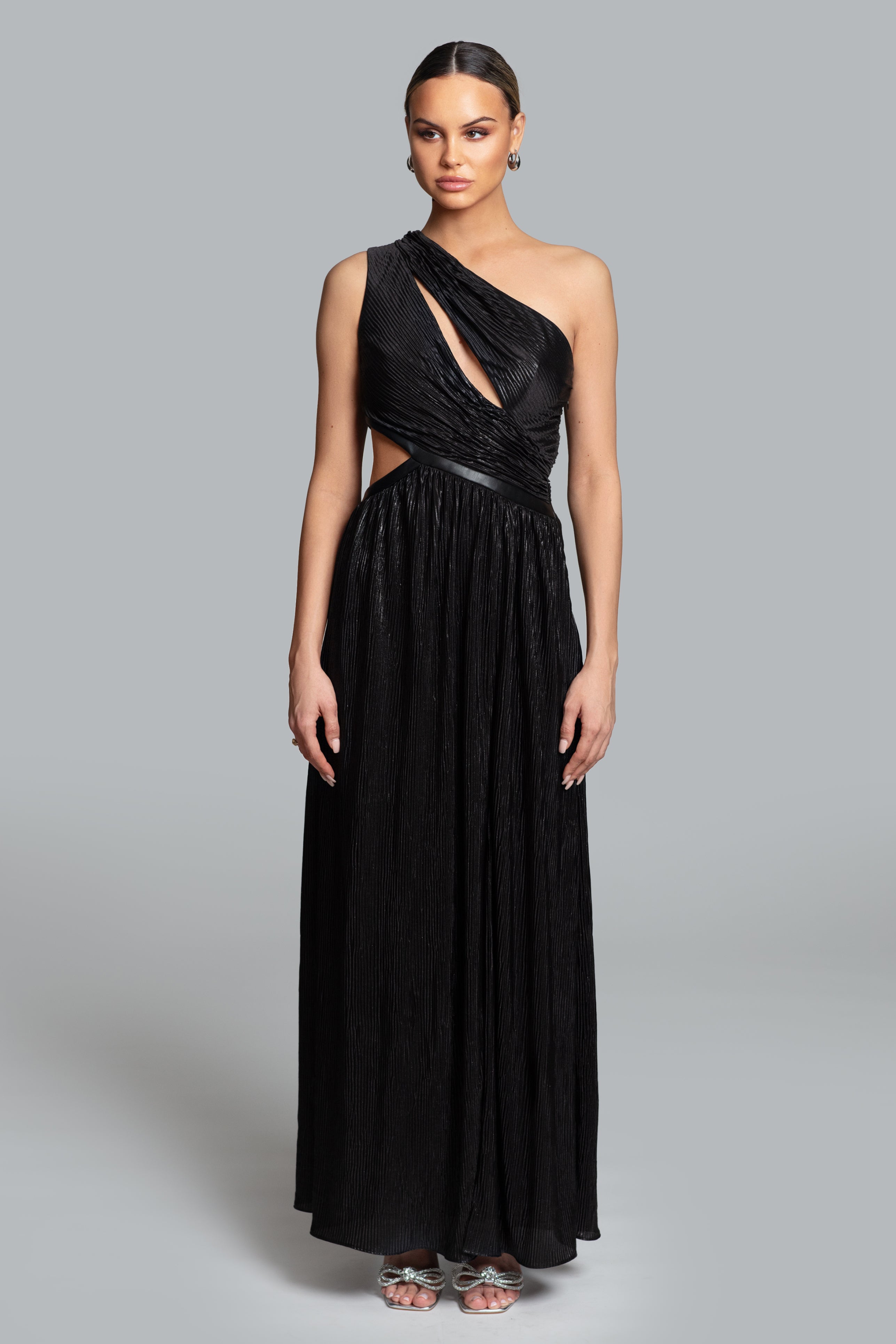 GHRAIL "Chelsea" Metallic Knit Gown