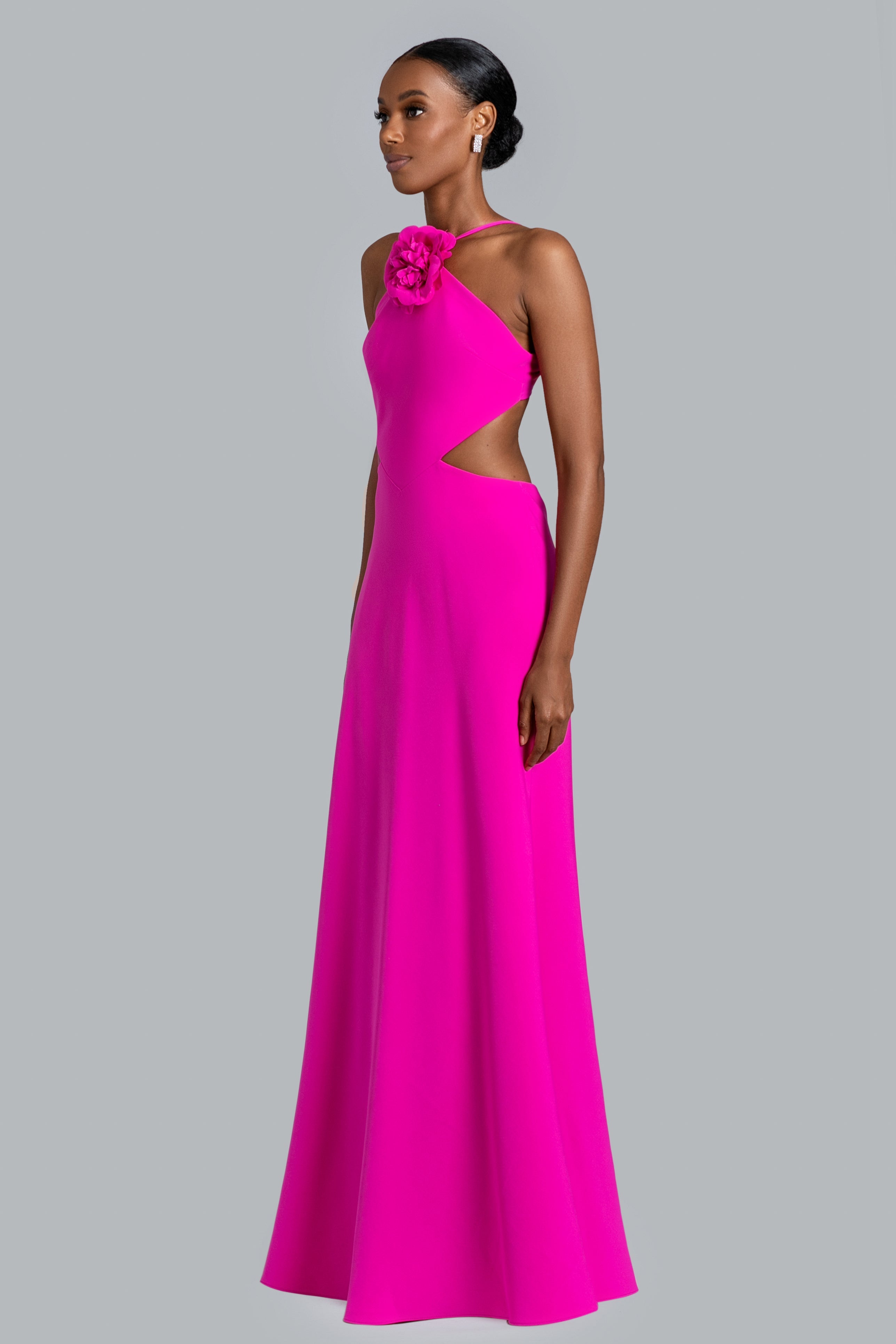 GHRAIL "Aria" Crepe Gown