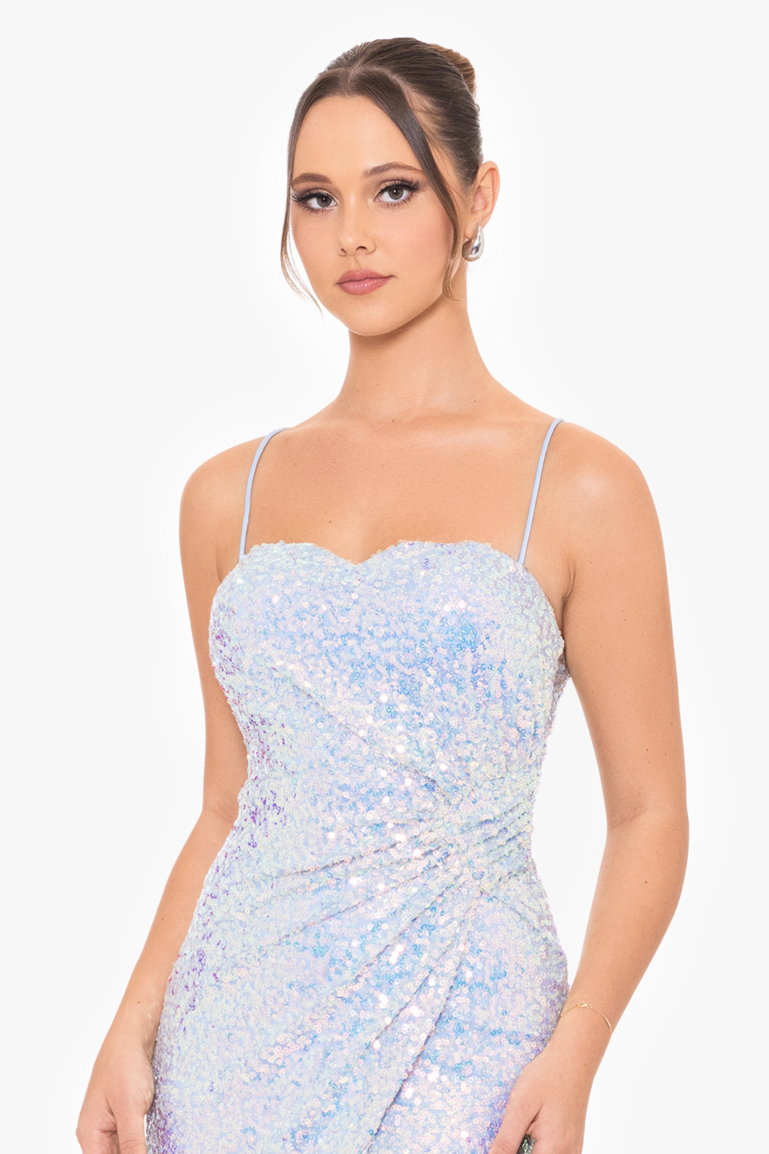 Betsy & adam sequin dresses hotsell